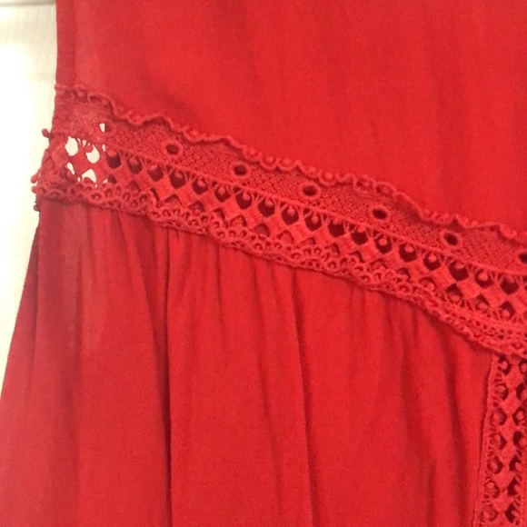 Mango tank top. Red/orange. Size US M - Picture 4 of 4